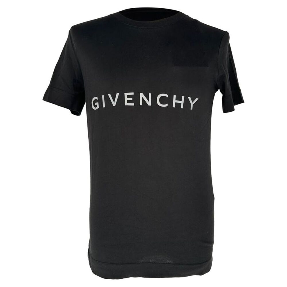 Givenchy Reflective Logo T-Shirt in Black Cotton